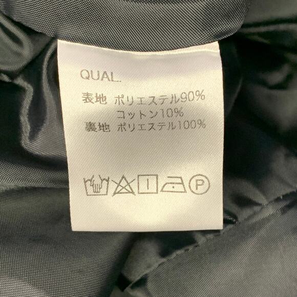 GLAMB Size L Black White Polyester Blend Contrast Stitch Hooded Jacket - Picture 6 of 6